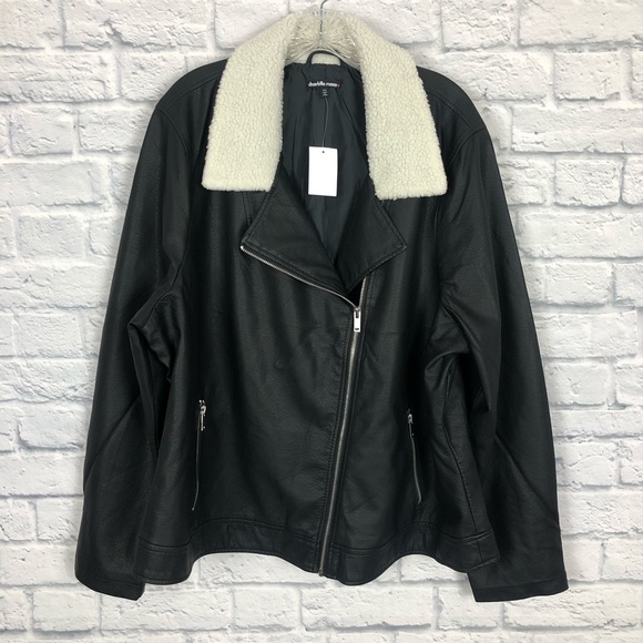 Charlotte Russe Jackets & Blazers - Charlotte Russe NWT Faux Leather Jacket